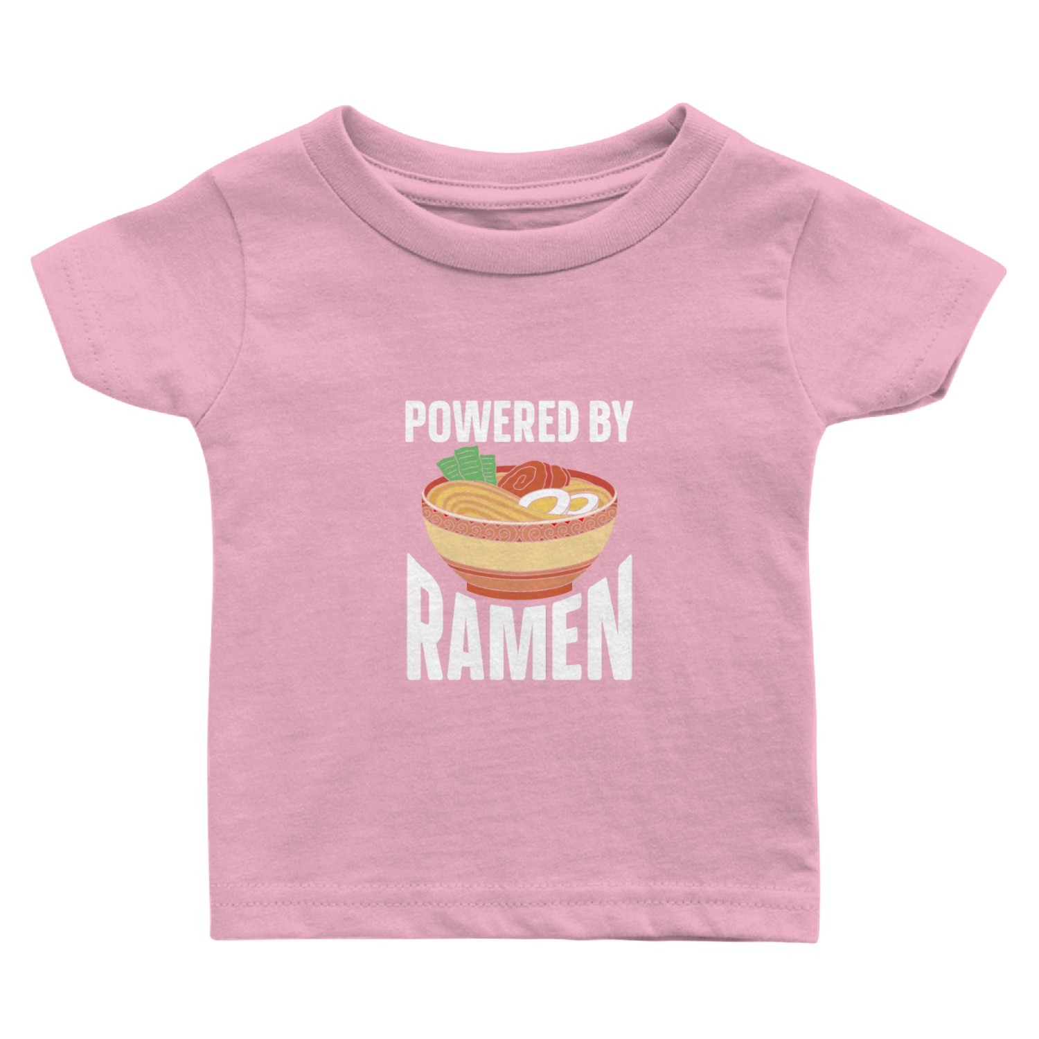 Powered By Ramen Anime Japanese Soup Cup Noodle Baby T Shirts