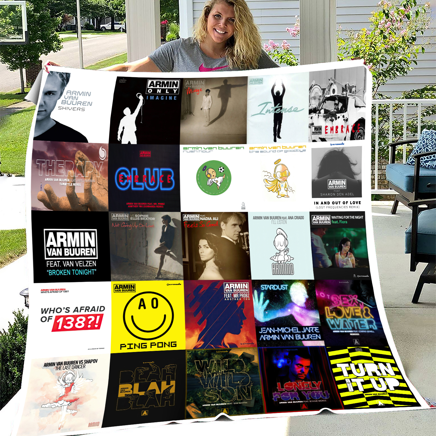 Armin Van Buuren Quilt Blanket, Lover Armin Van Buuren Quilt Blanket, DJ Bedding Blanket, Christmas Bedding Blanket, Home Decor Gift.