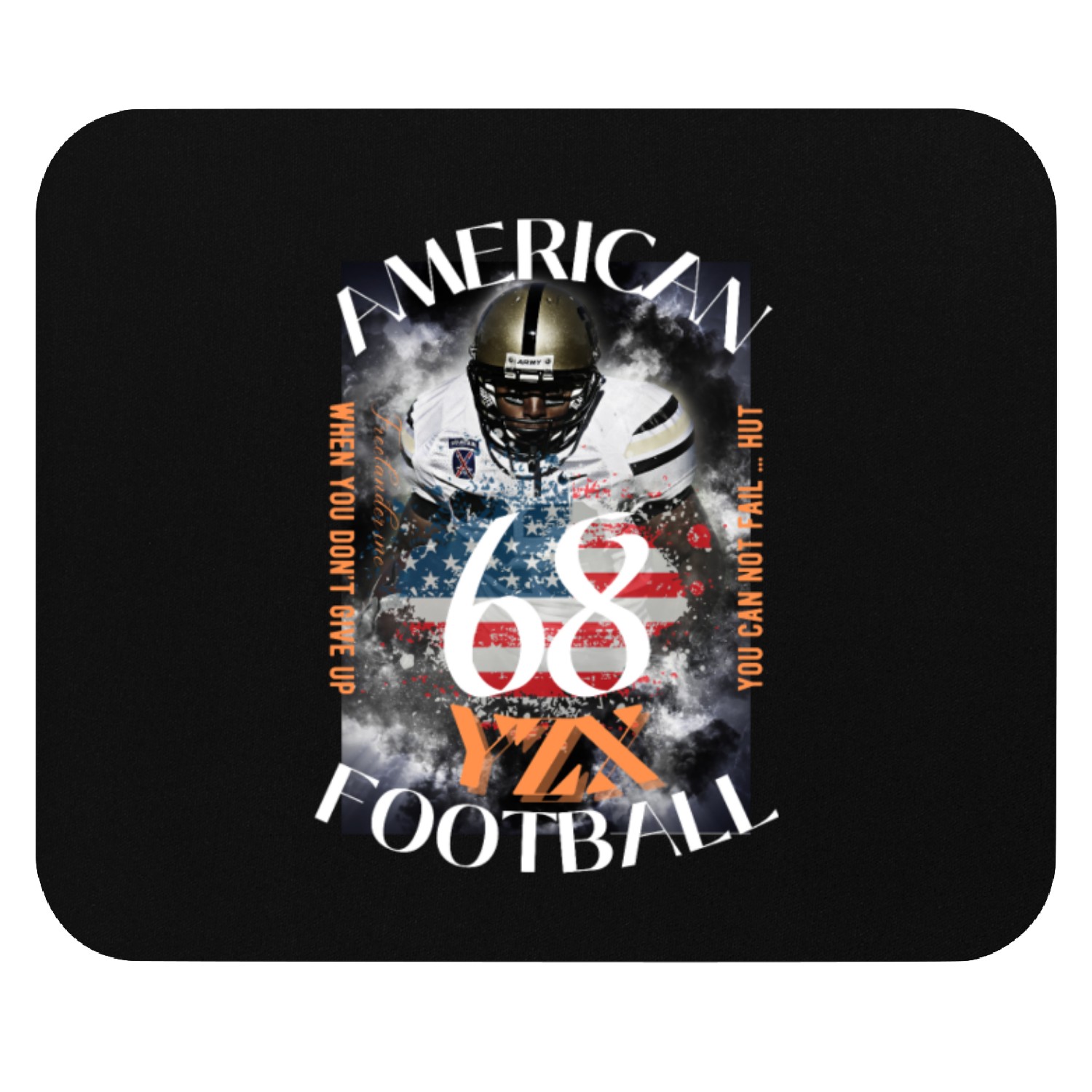 American football quaterback Mouse Pads