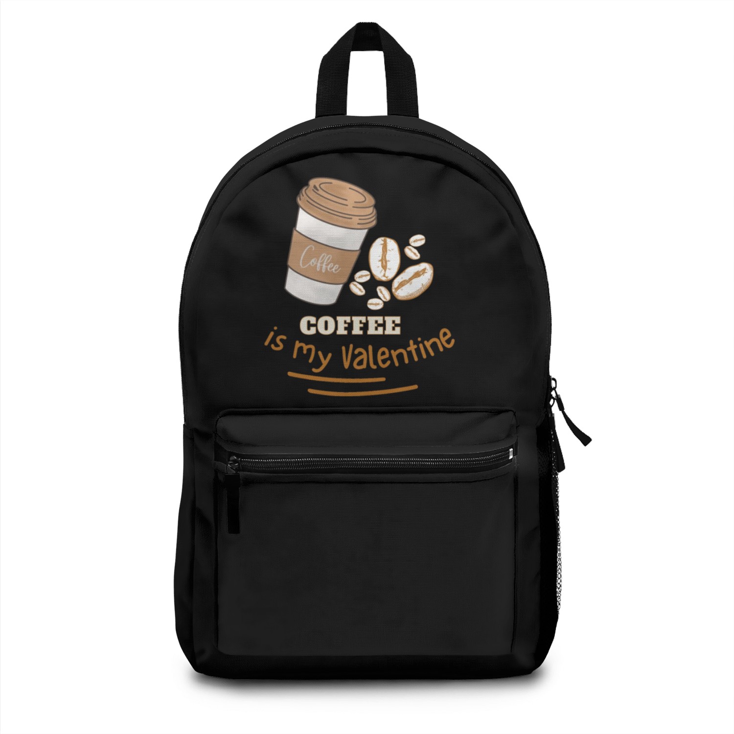 Coffee is my Valentine Backpacks