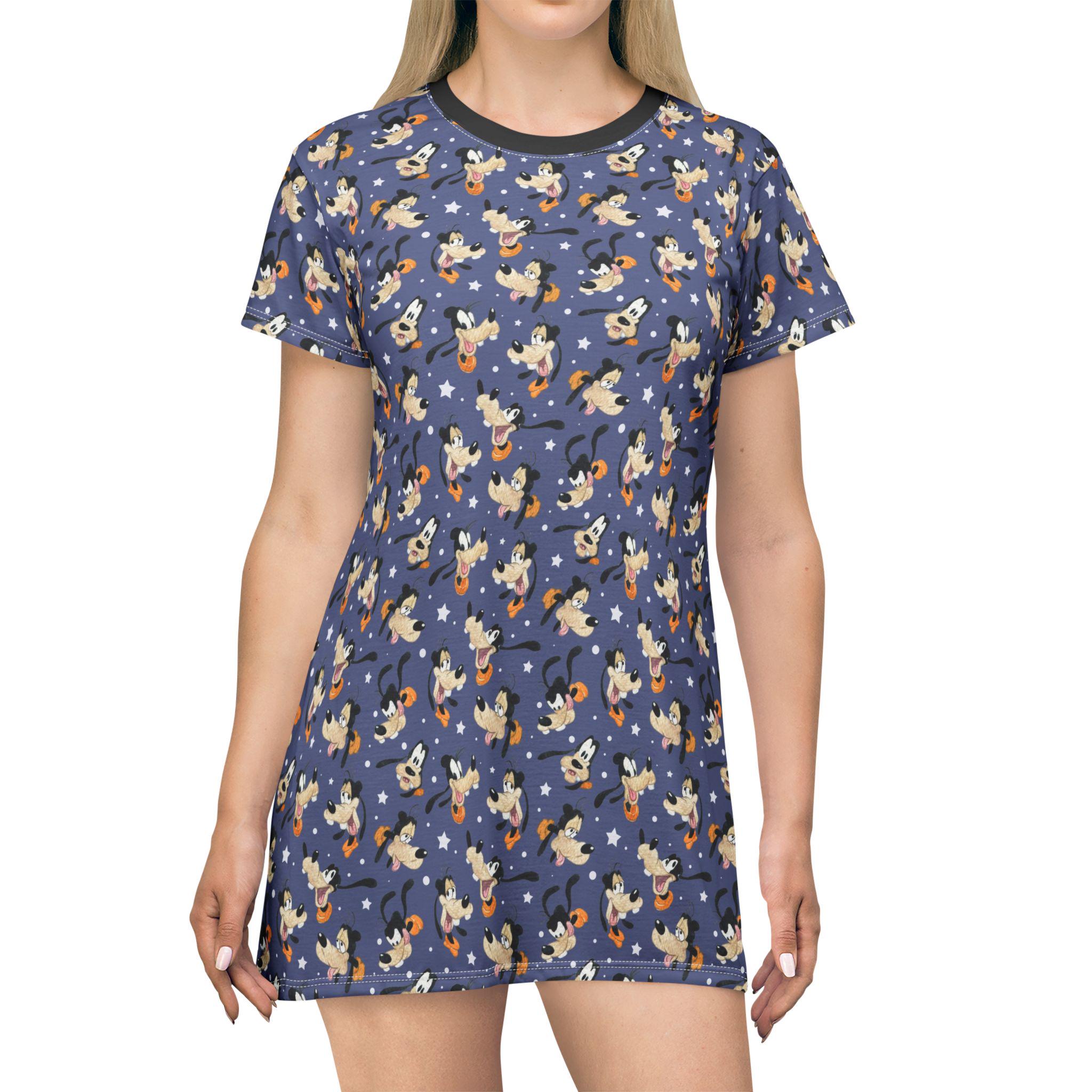 Funny Goofy Women's T-Shirt Dress