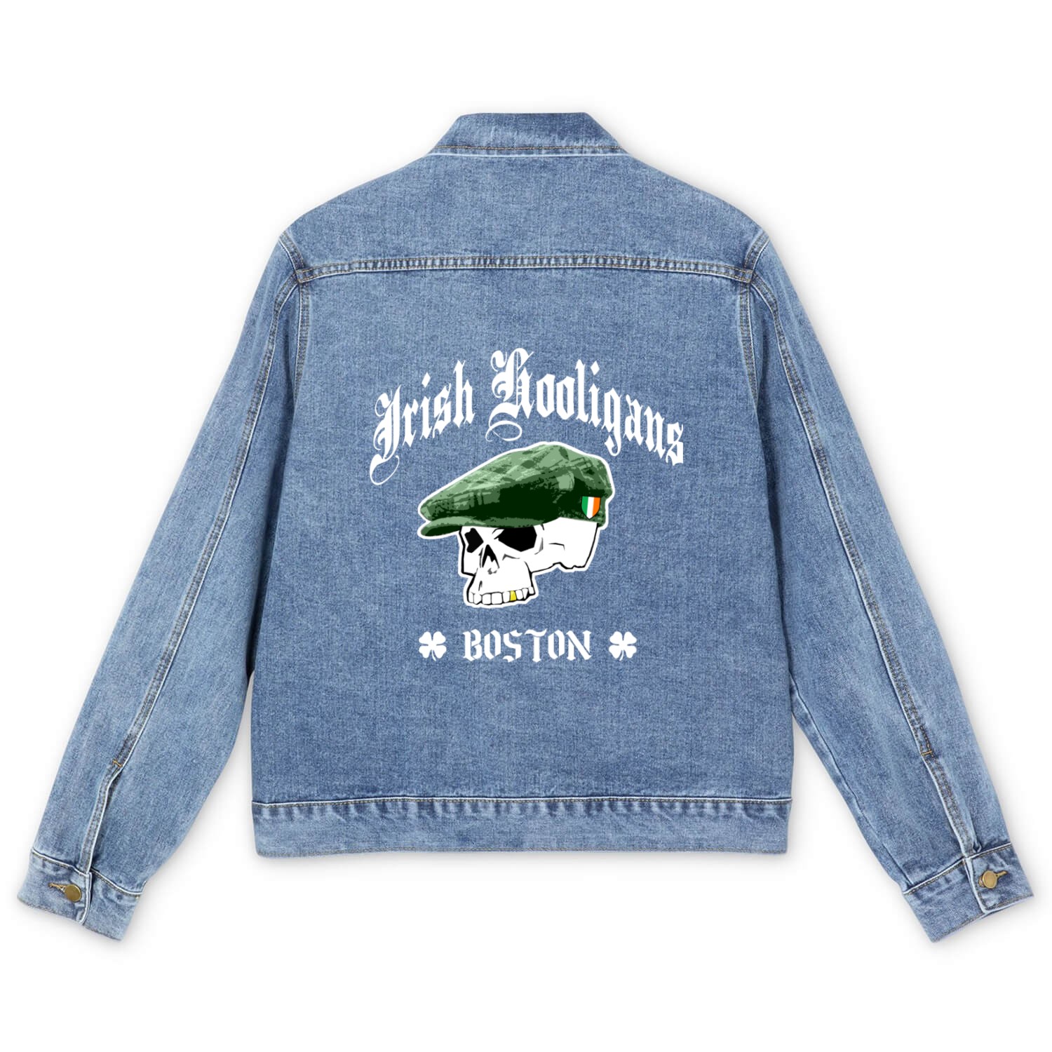 Irish Hooligans Boston Men's Denim Jackets