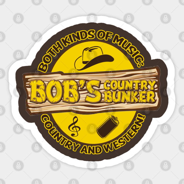 Blues Brothers Bob's Country Bunker - The Blues Brothers - Sticker
