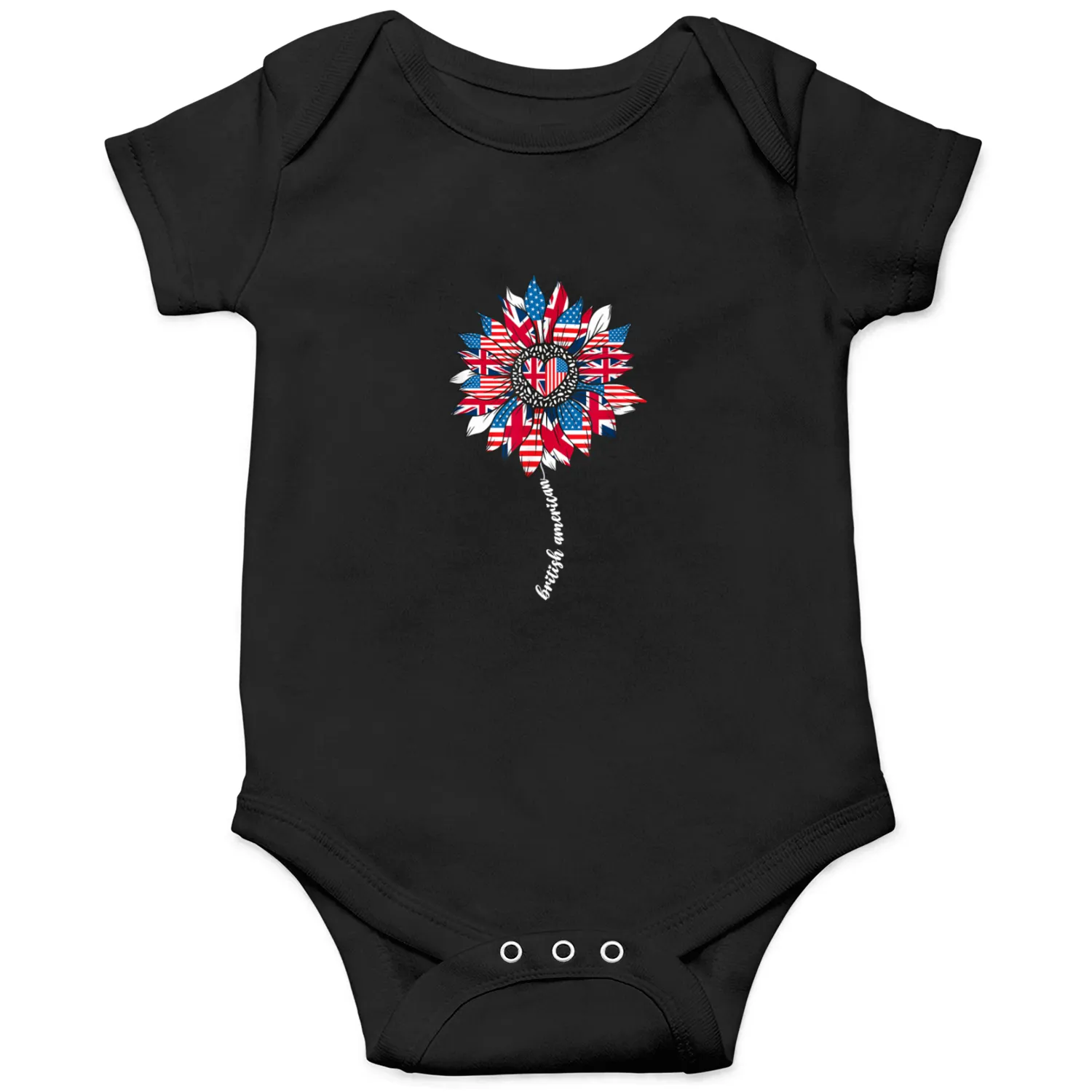 American British America Britain Onesies
