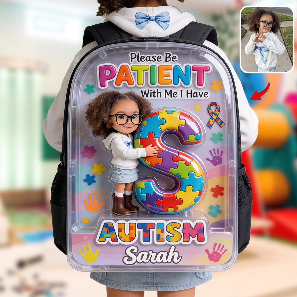 Be Kind Personalized Autism Awareness Backpack for School