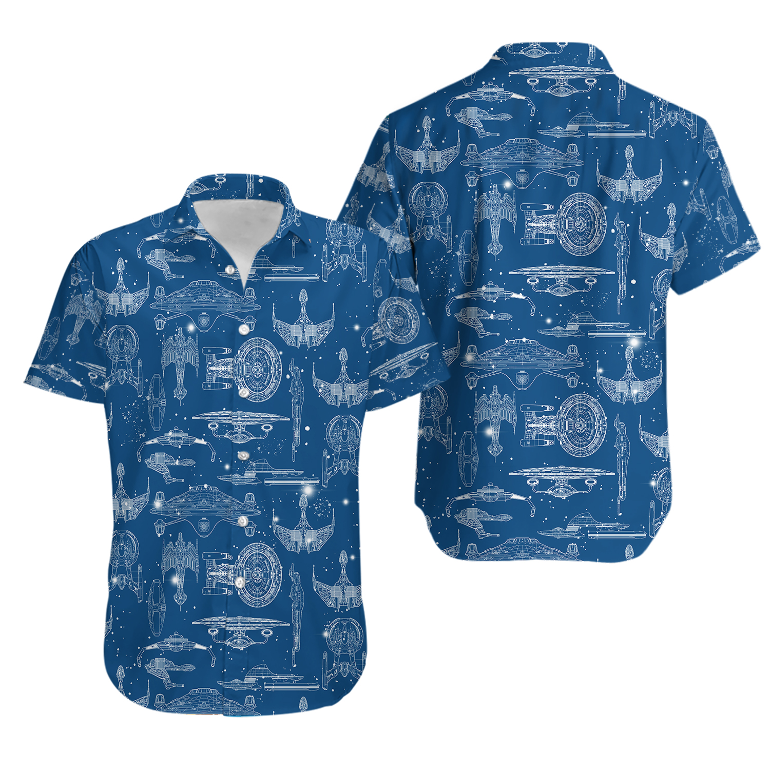 Trek Starship Empire All Hawaiian Shirt