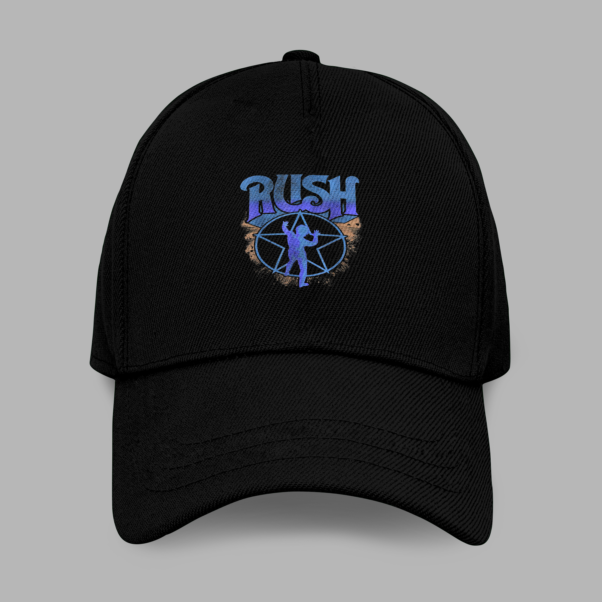 Graphic Rush Baseball Cap Music Band Love Starman Baseball Caps