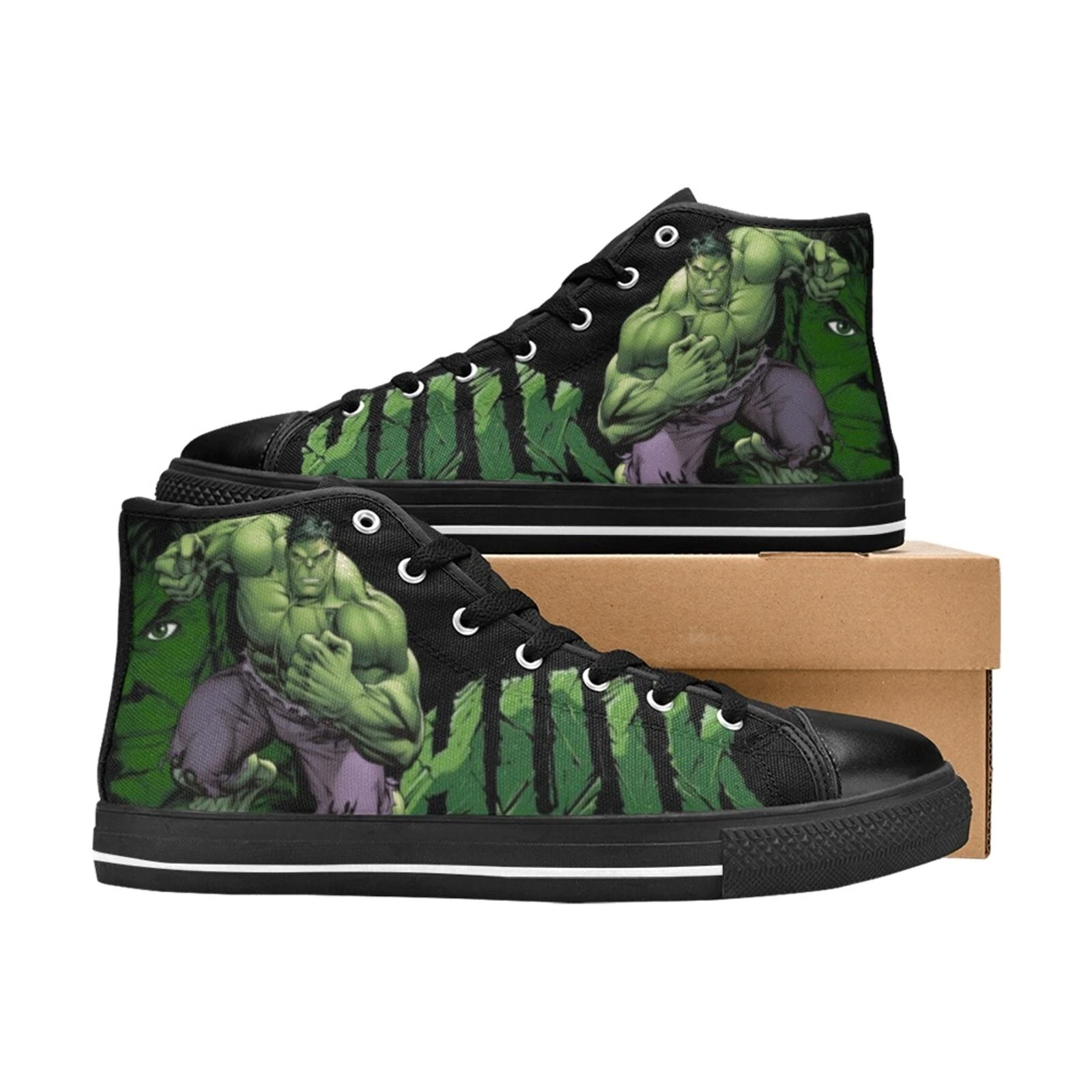 Hulk High Top Shoes Sneakers, Birthday Gift for Him Her