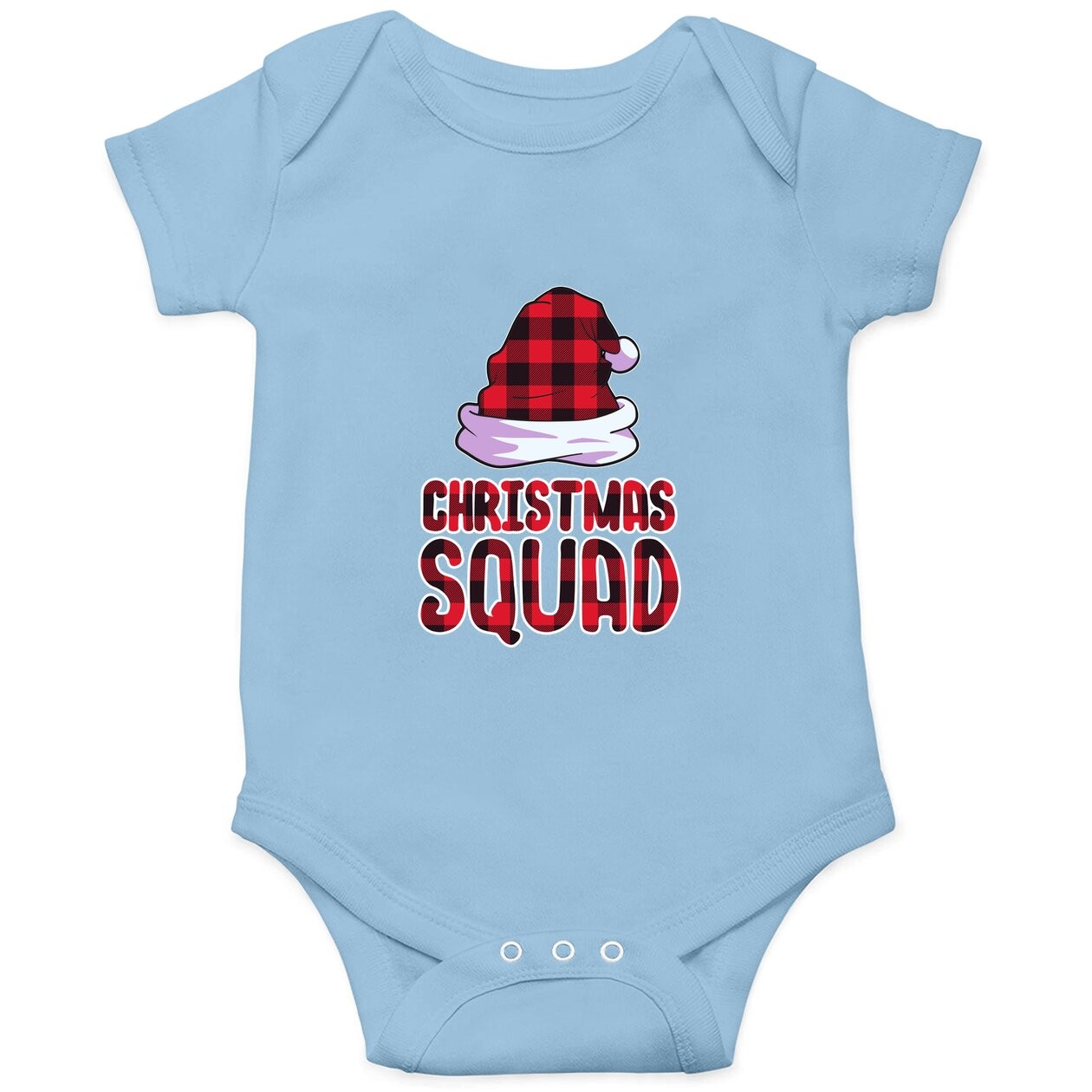 Christmas Squad Family Group Matching Christmas Party Pajama Baby Bodysuit