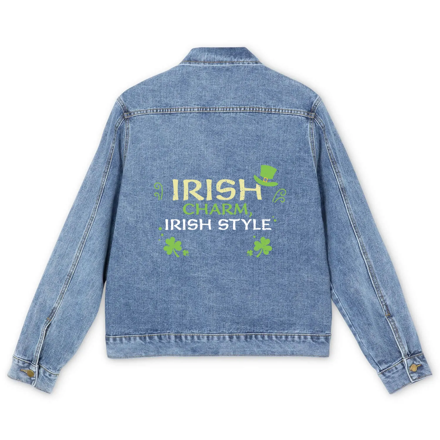 Irish charm, Irish style Men's Denim Jackets