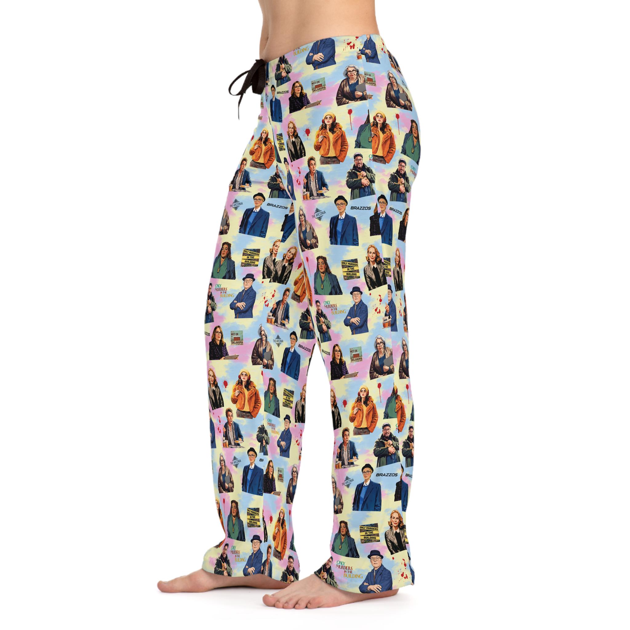 Women's Pajama Pants, Only Murders in the Building Fan Apparel, Sleepwear, Lounge Pants for Fans, TV Show Merch, Comfy PJ Bottoms