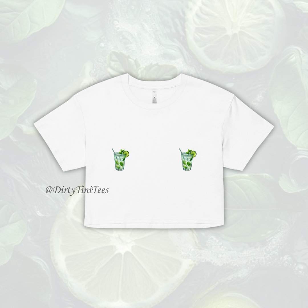 Mojito Tini Nips Crop Top Bachelorette Party Best Friend Birthday Gift Group Halloween Costume