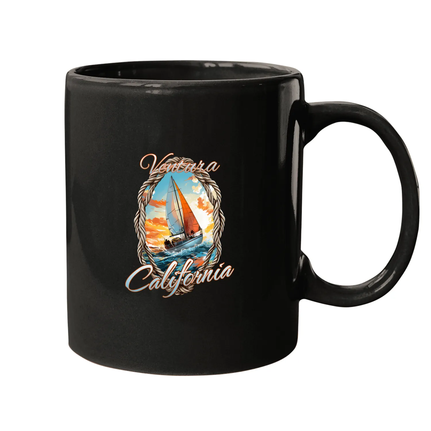 Sailing Ventura californias Sea and Sunshine Mugs