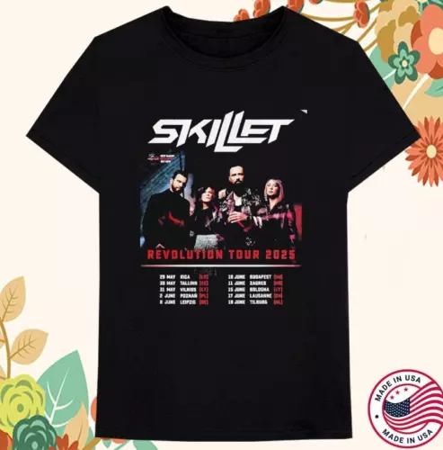 Skillet Revolution Tour 2025 T-shirt