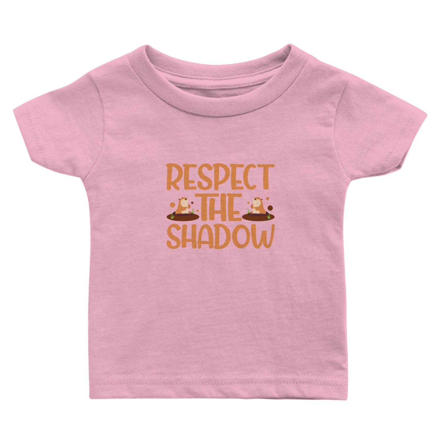 Groundhog Day Respect the Shadow Baby T Shirts