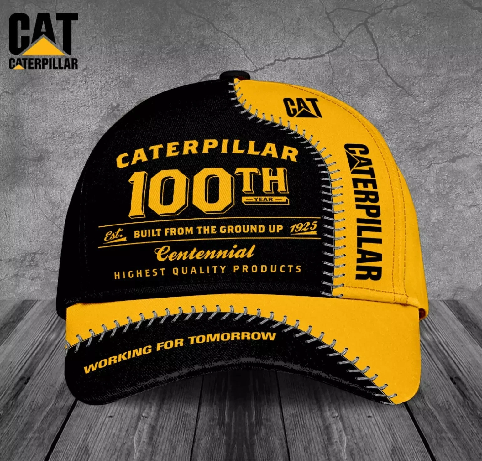 Caterpillar 100 Years Sport Unisex Classic Cap Adults Lovers Gift