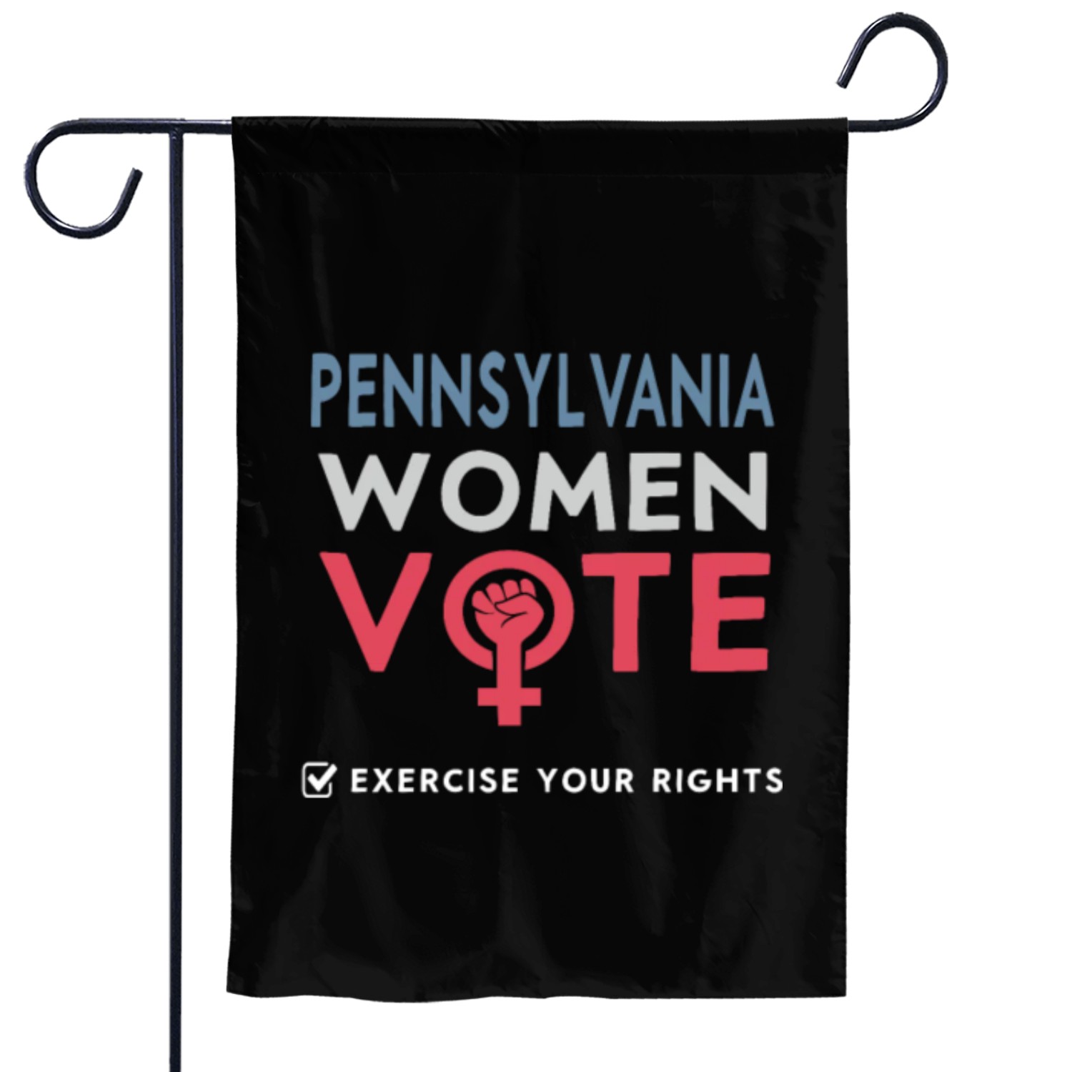 Pennsylvania Women Vote Voter 2022 Election Garden Flags