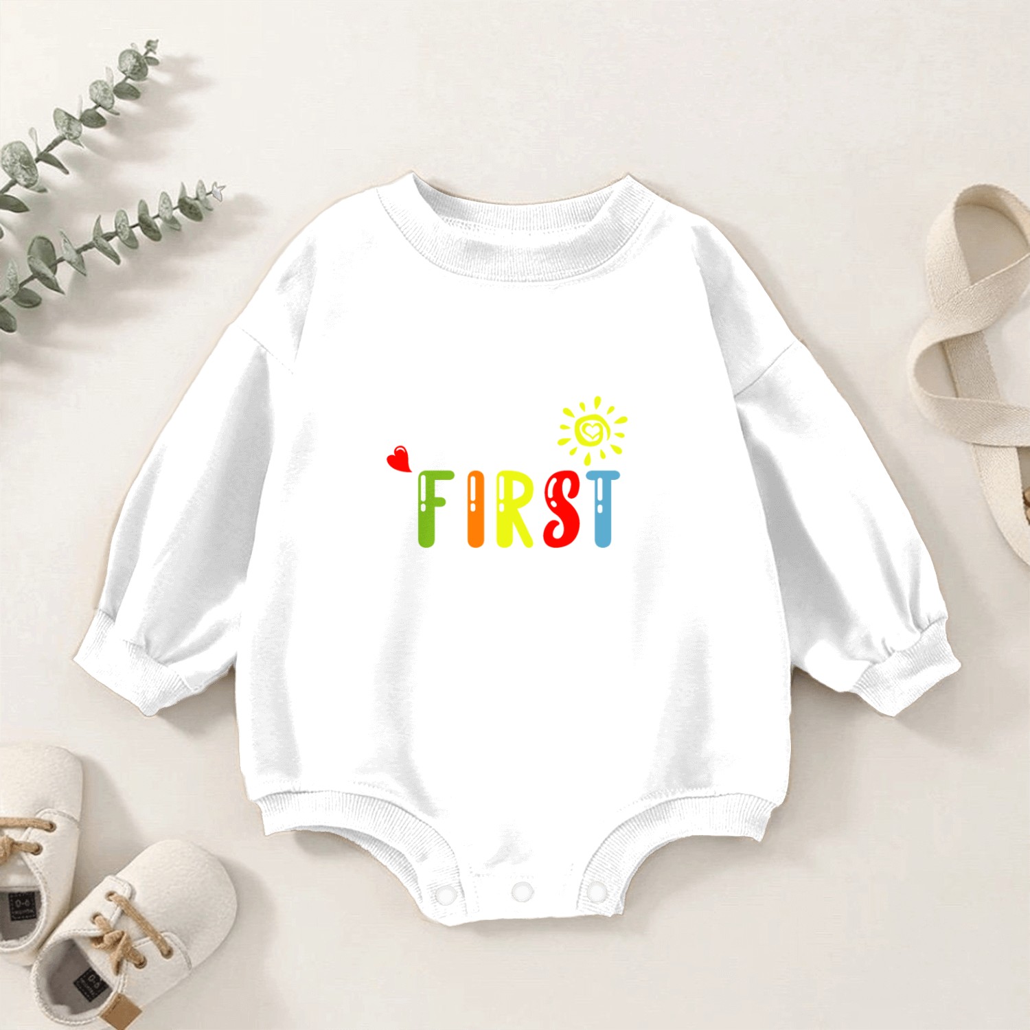 Hello First Grade Baby Romper Sweatshirts, First Grade Baby Romper Sweatshirts,Teacher