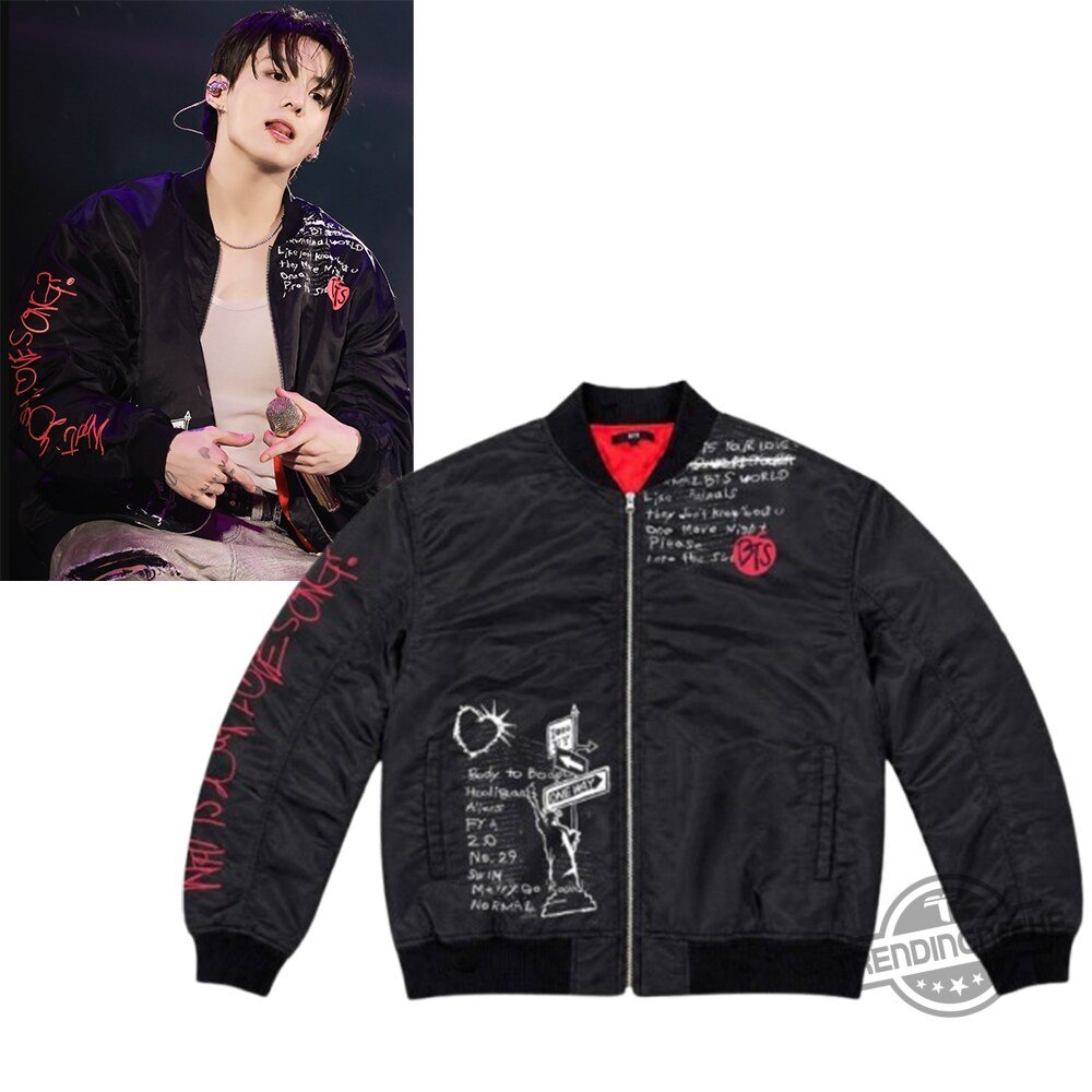 Jungkook What Is Your Love Song BTS Bomber Jacket 2026