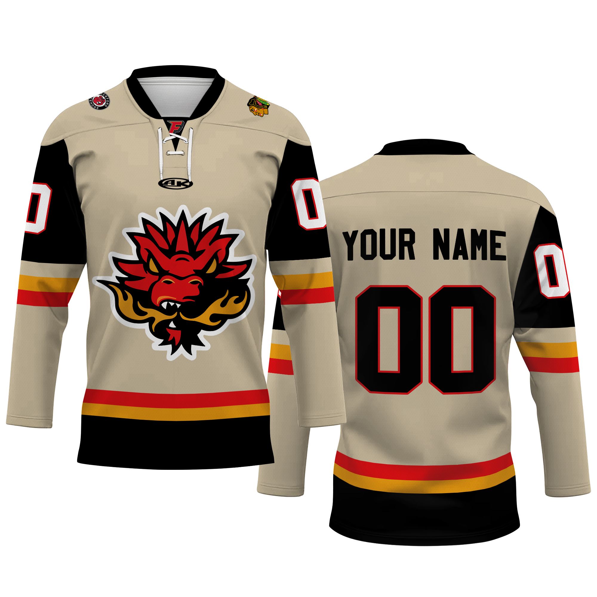 Personalized Indy Fuel 2025/26 Sand Lace Hockey Shirt Men's Fan Gear Xmas Gift