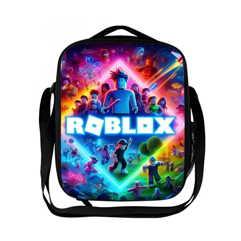 Roblox Kids Lunch Bag, School Picnic Bag