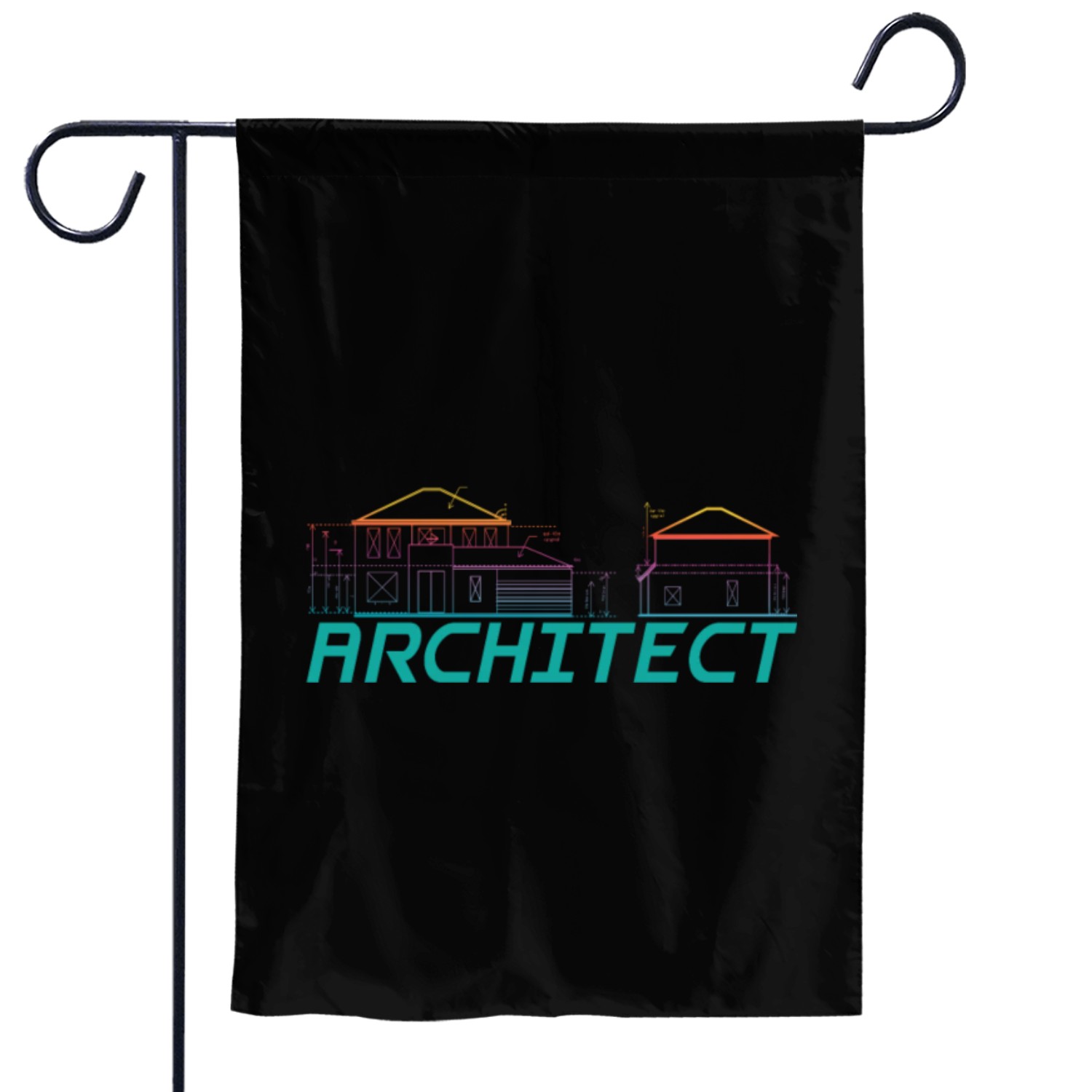 Architect Architecture Building Garden Flags