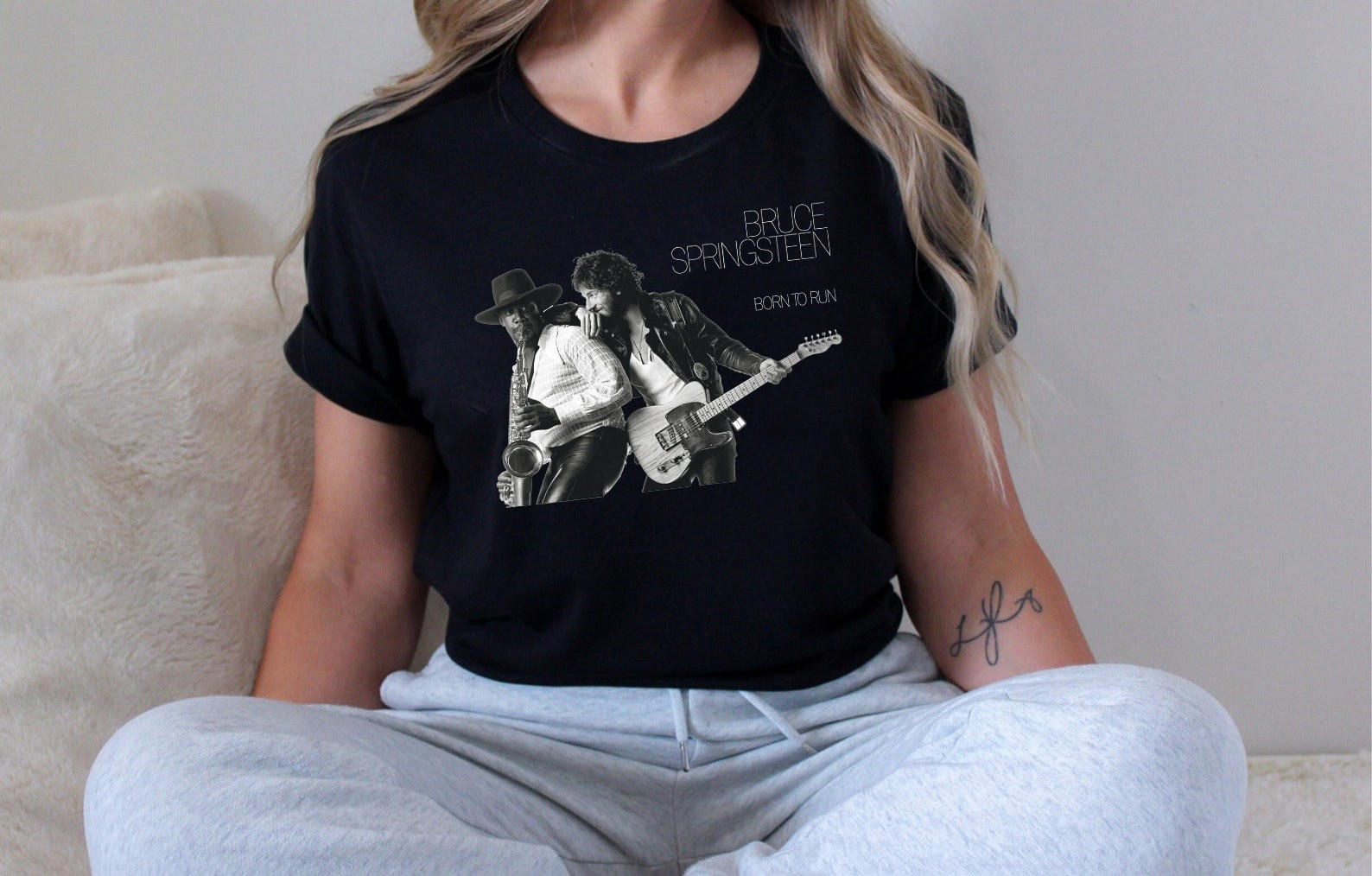Bruce Springsteen Shirt, Born to Run Music T-Shirt