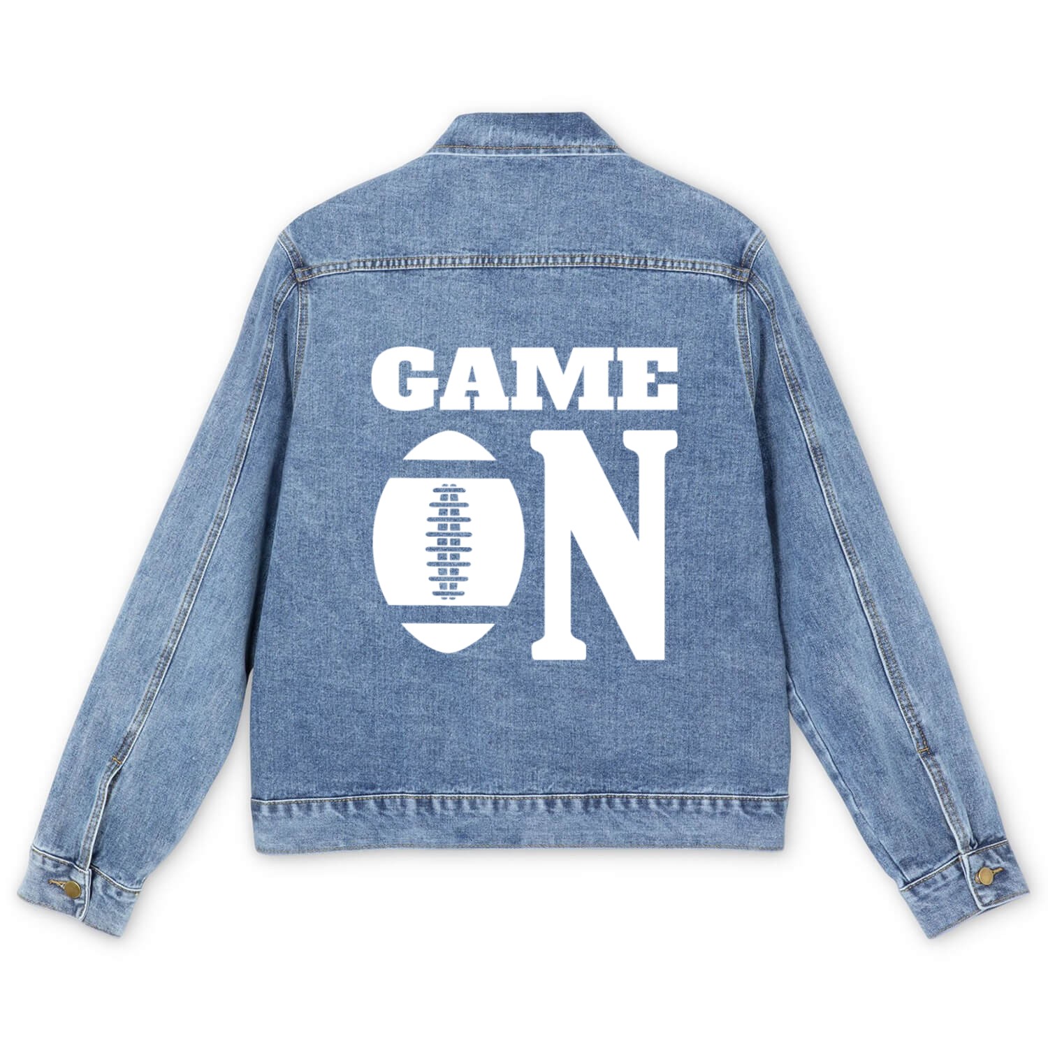 GAME ON FOOTBALL Men's Denim Jackets