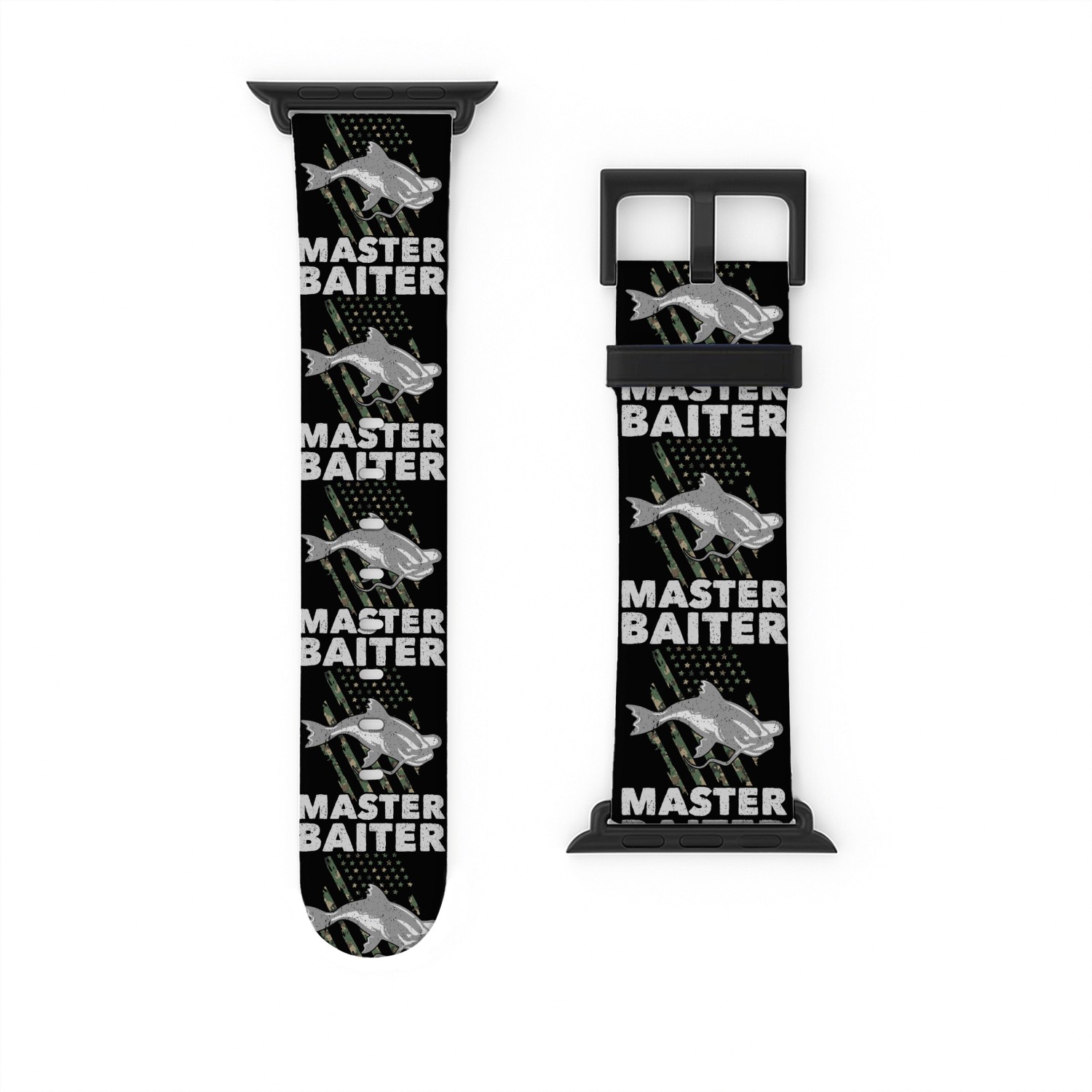 Master Baiter - Wels Catfish Hunter Watch Bands For Apple Watch