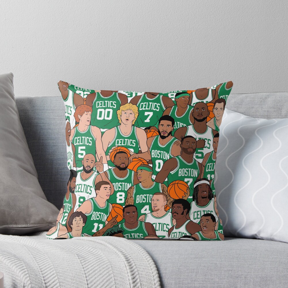 Green Runs Deep Pillow,Basketball Gift, Gift for Fan