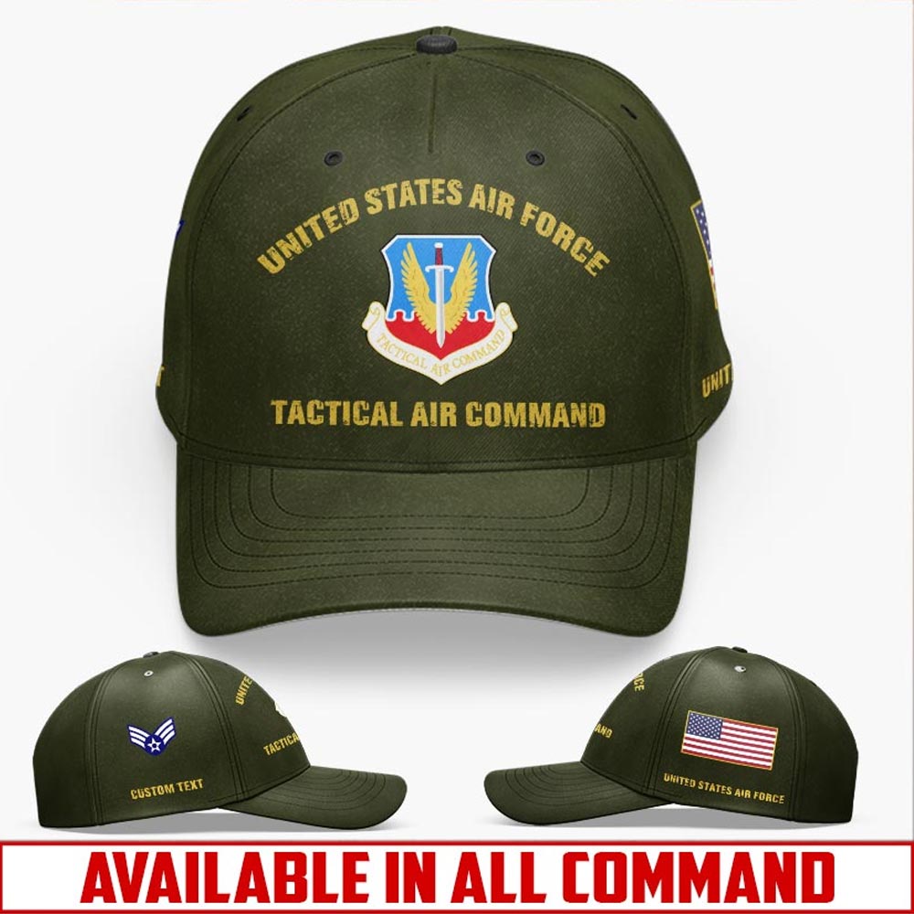 Customized USAF Command Classic Cap