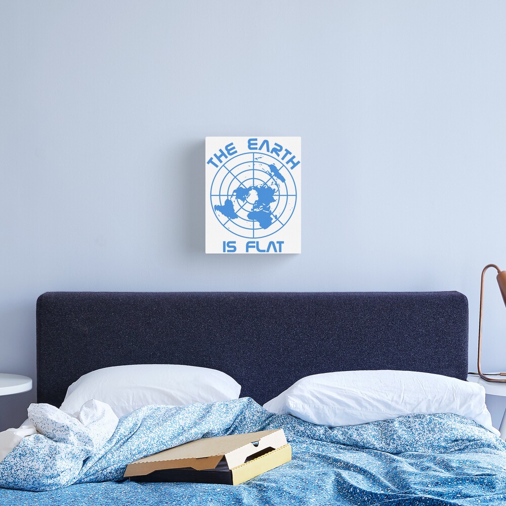 The Earth Is Flat Canvas Print