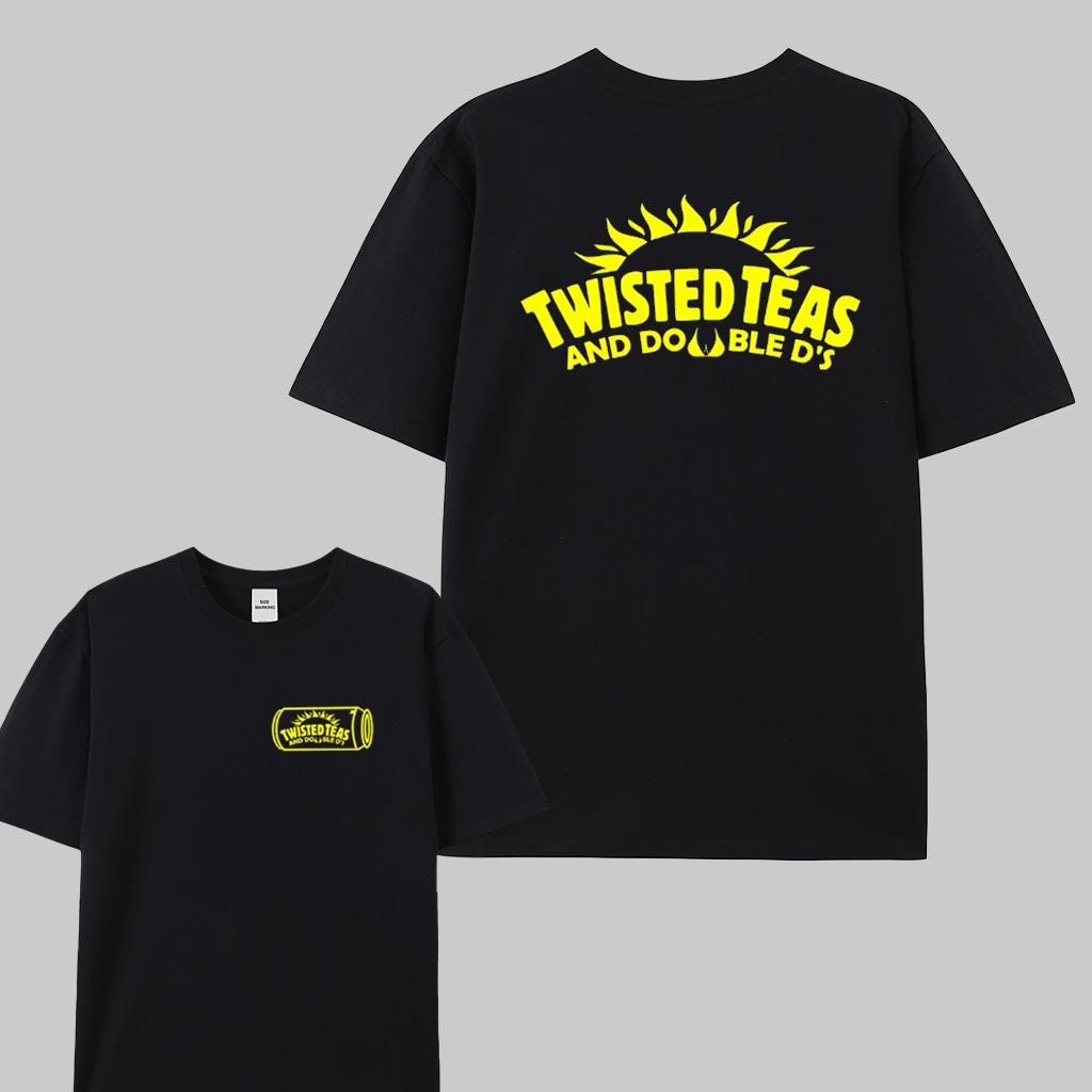 Funny Twisted Tea T-Shirt, Double Ds Graphic Tee, Unisex Party Shirt, Summer Drinking Shirt, Trendy Streetwear, Humor Tee