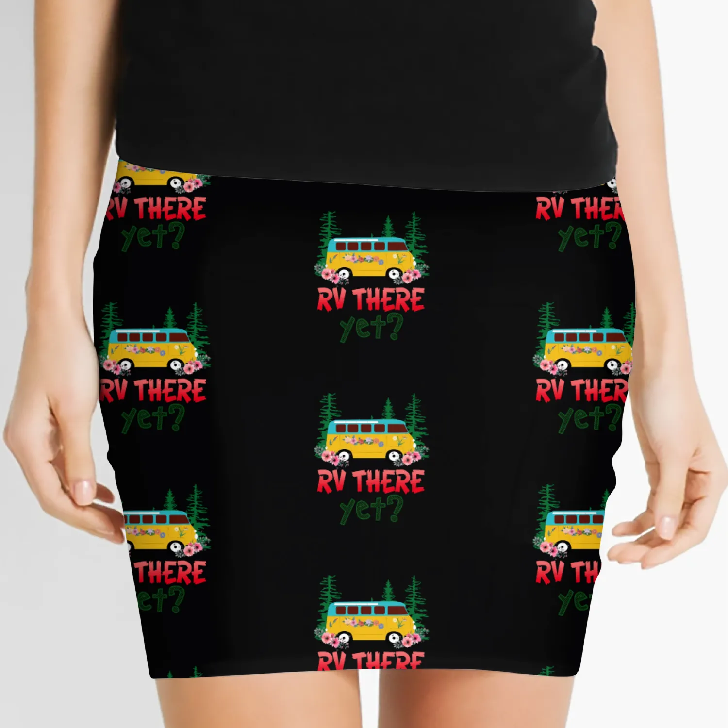 RV Camping There Yet Women's Mini Skirts
