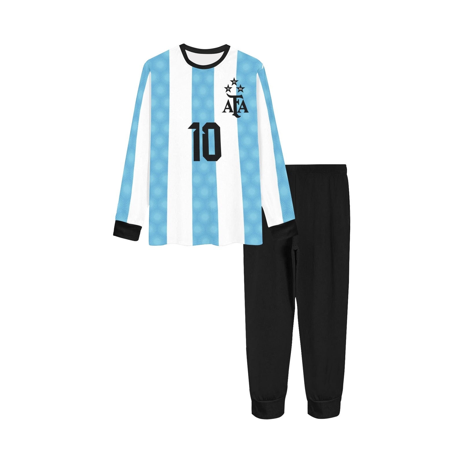 Lionel Messi 10 Kids Soccer Pajamas Argentina World Cup Top Messi gifts for Kids Messi FC Barcelona