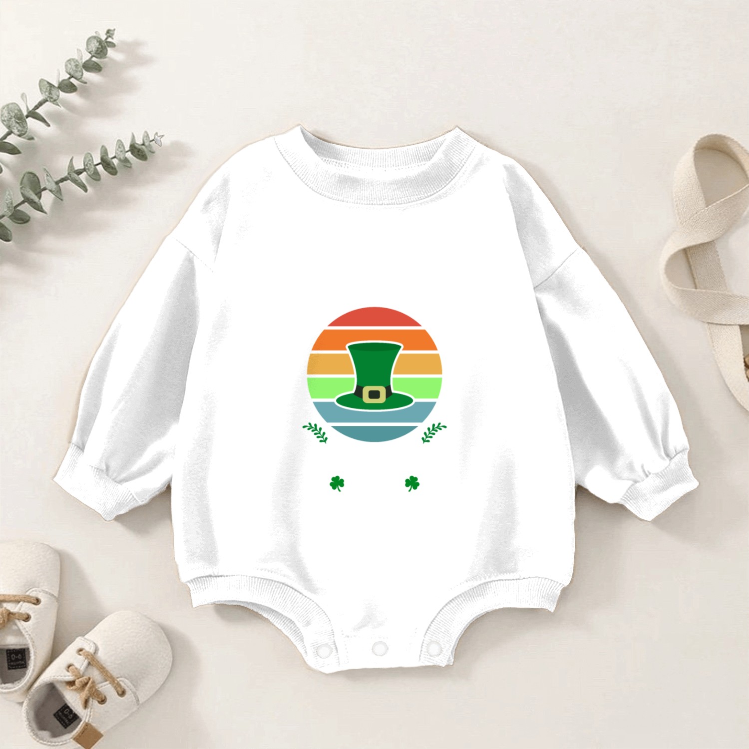 patrick day Baby Romper Sweatshirts design