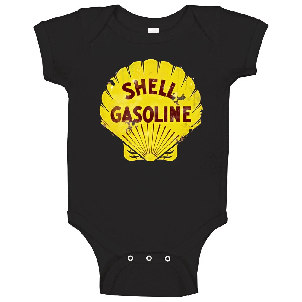 Shell Gasoline Distressed Baby Onesie