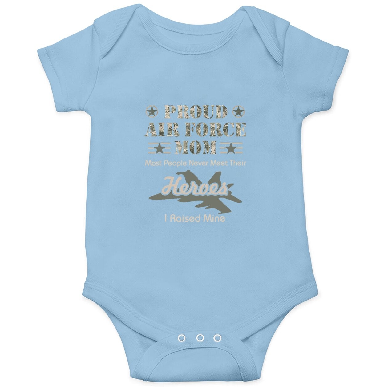 Proud Air Force Mom Baby Bodysuit