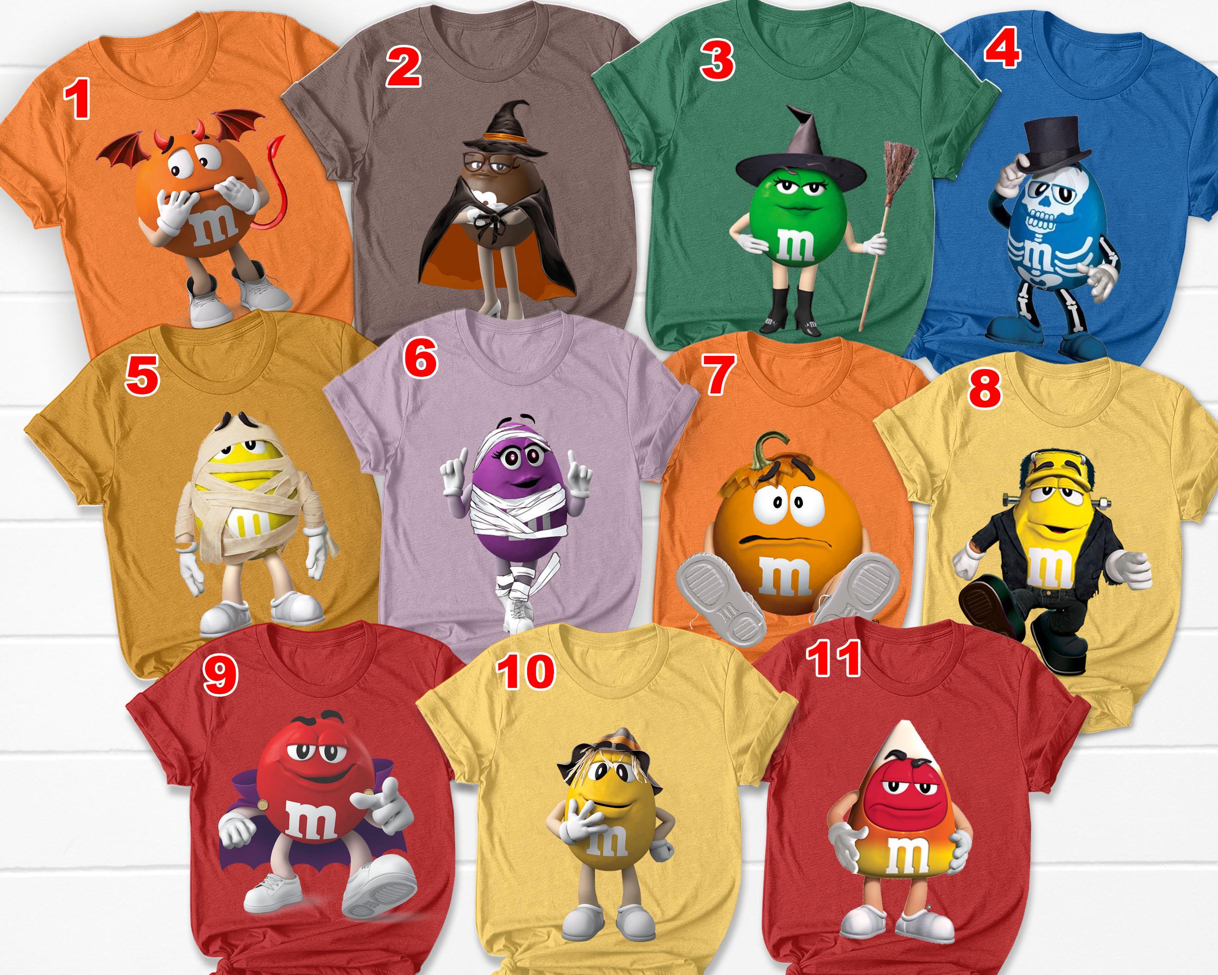 M&M Candies Shirt, M And M Matching Family Shirt, Group MM shirt, Halloween candy halloween costumes, Family Costume