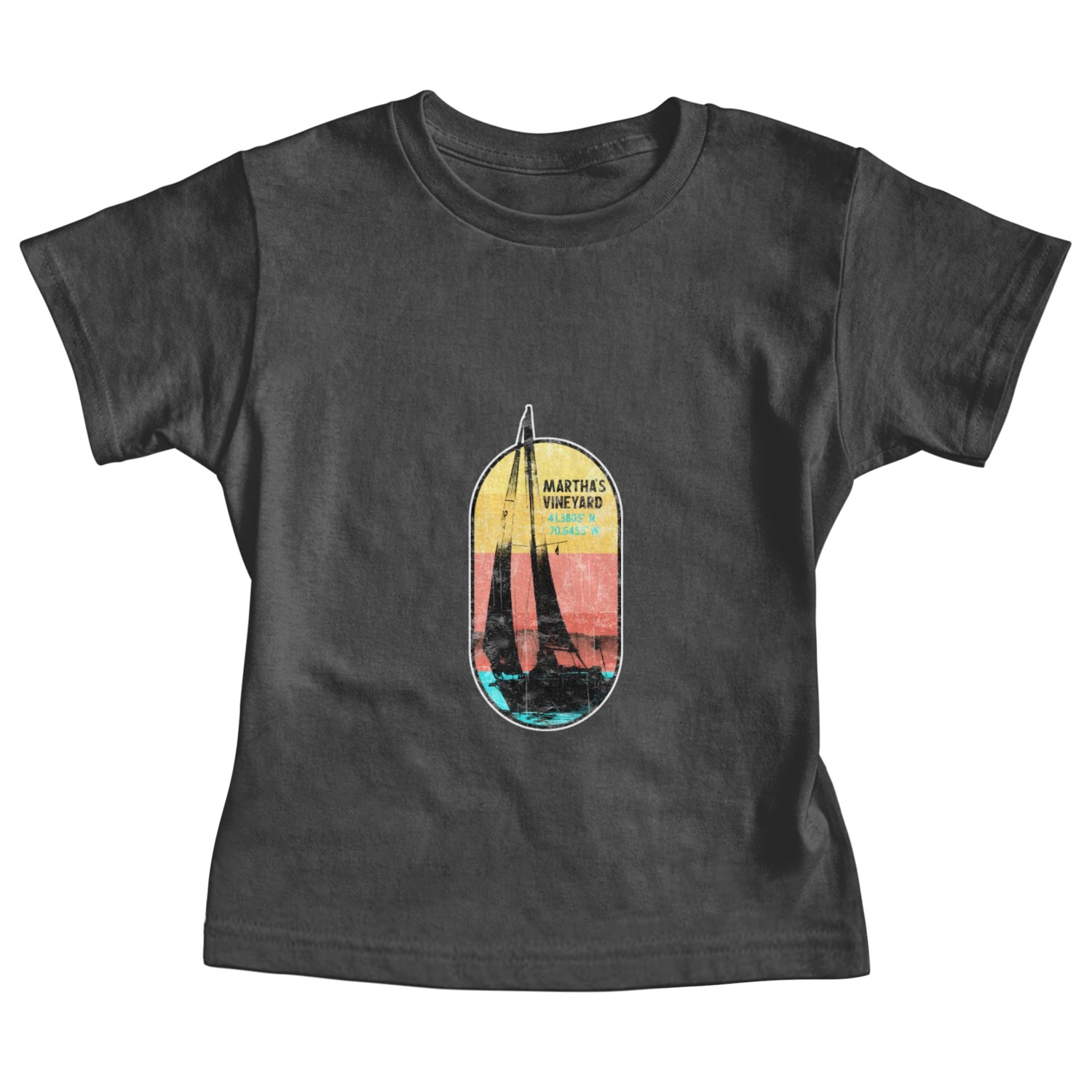 Martha'S Vineyard Sailing Baby Tees