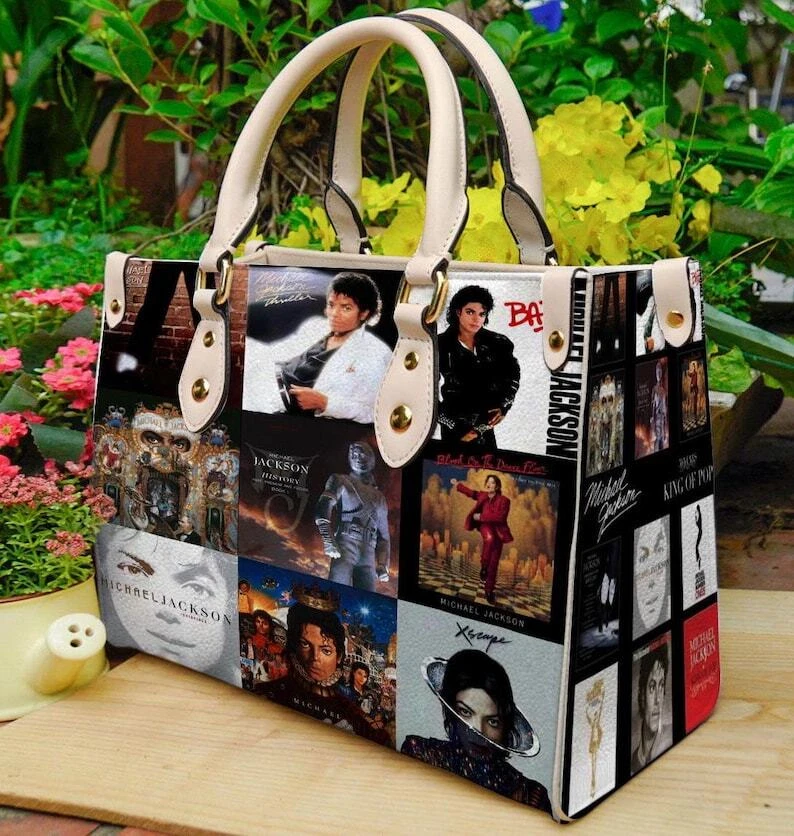 Michael Jackson Leather Handbag for Women