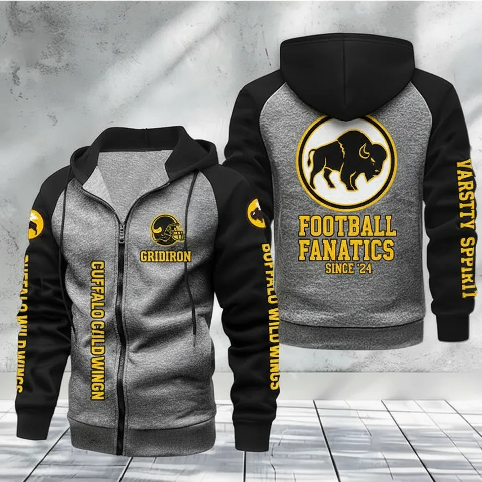 GridIron Pride Raglan Full Zip Hoodie
