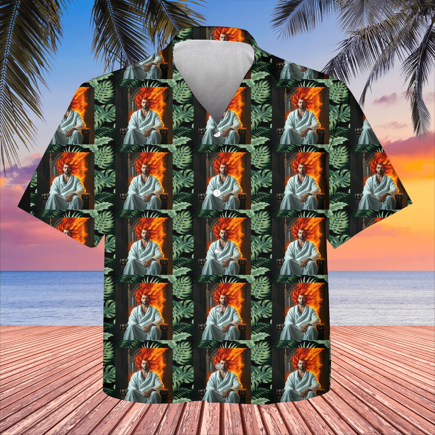 God of fire Kids Hawaiians
