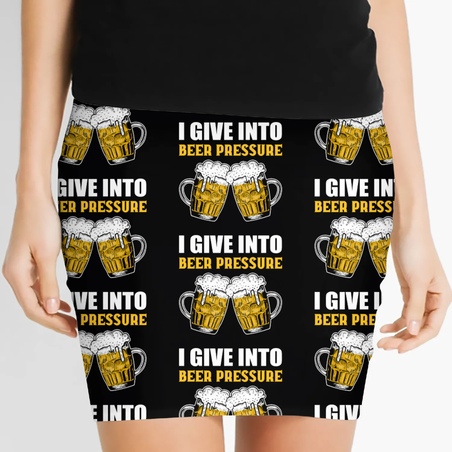 Beer Pressure Barkeeper and Bartender Gift Women's Mini Skirts