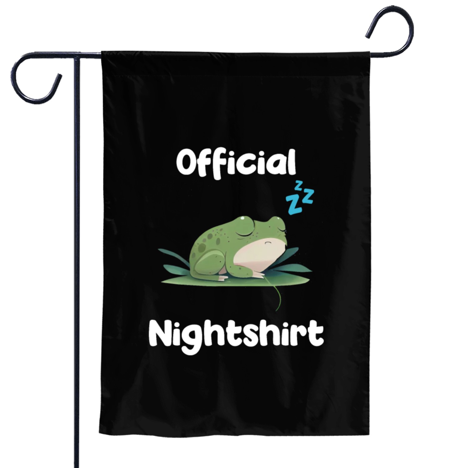 Cute Frog Sleepshirt Nightwear Nightshirt Sleep Garden Flags