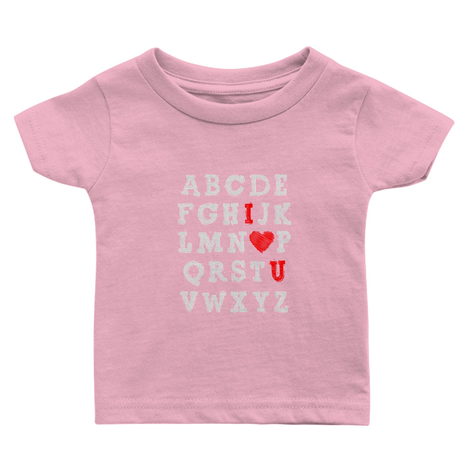 I Love You Abc Alphabet English Teacher Day Baby T Shirts
