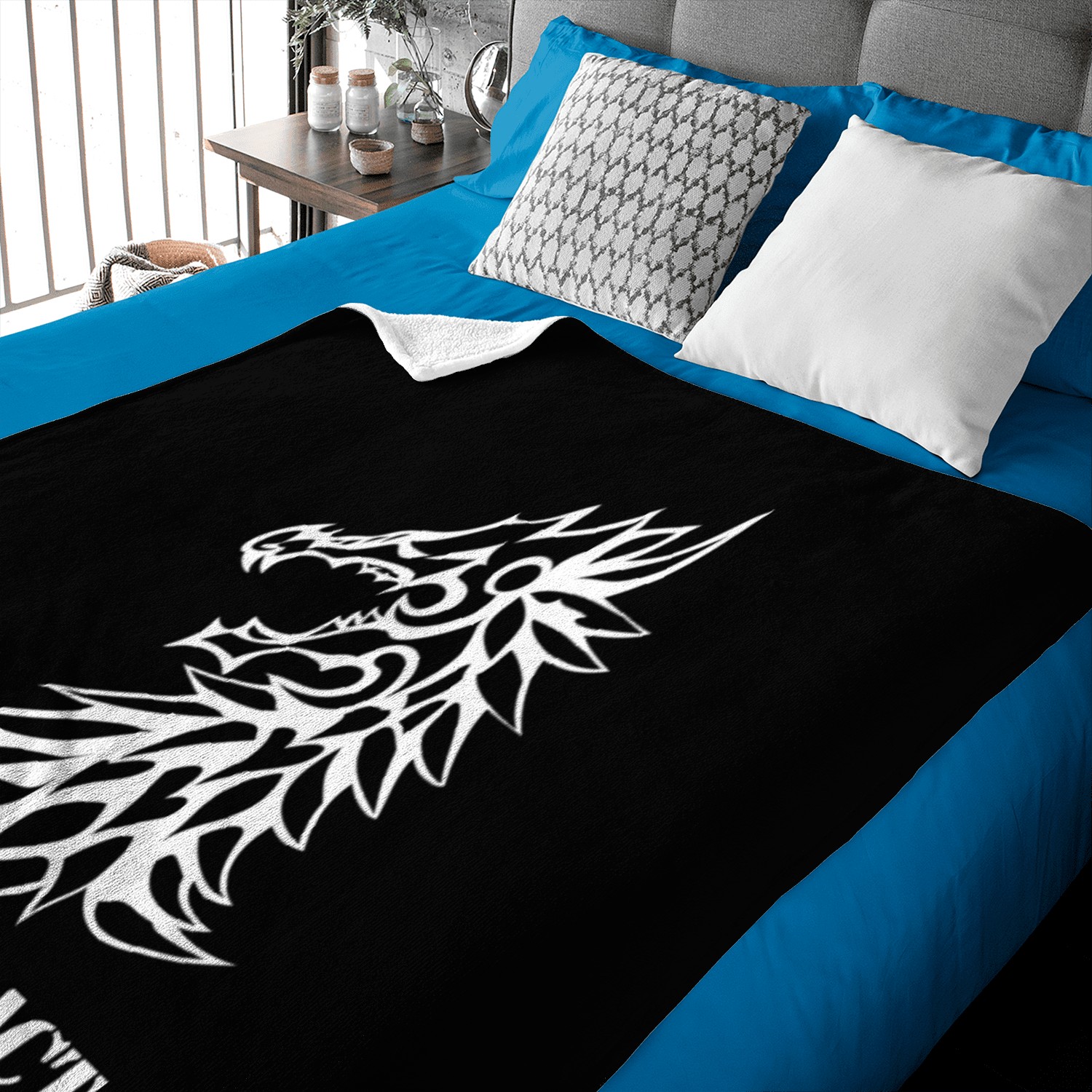 APEP Type Logo White Baby Blankets