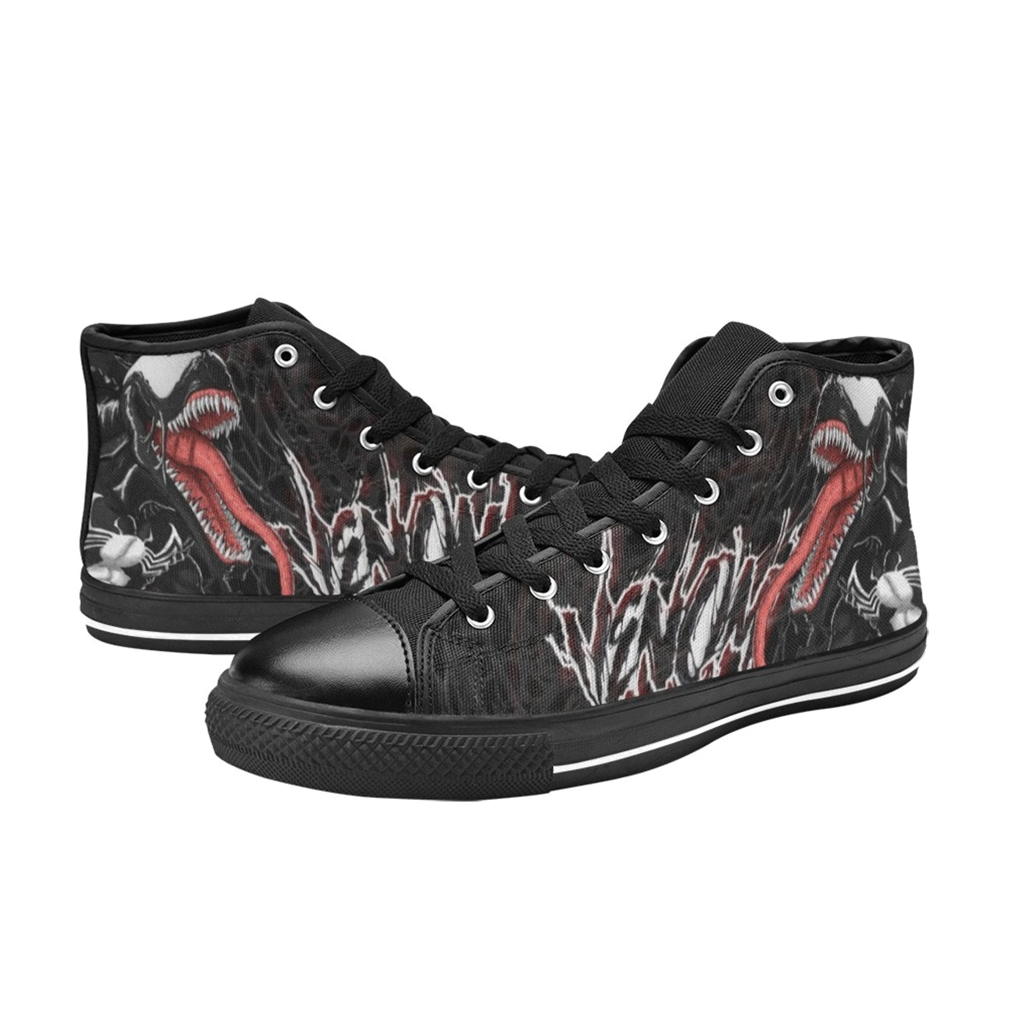 Venom Canvas High Top Sneakers, Venom Shoes