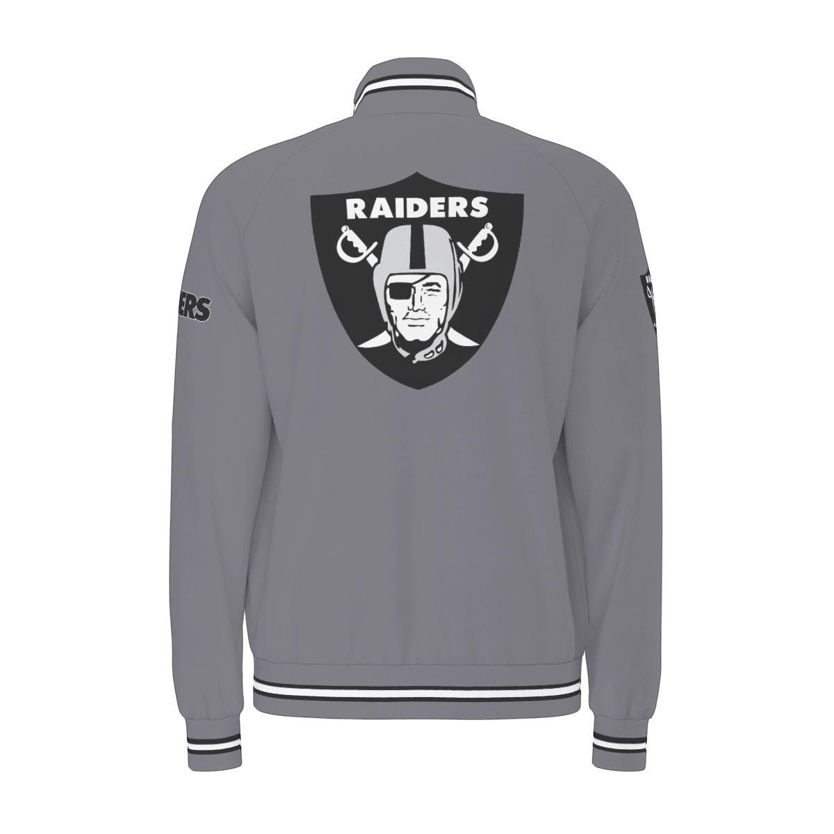 Raiders Raglan-Sleeve Stand Collar Jacket