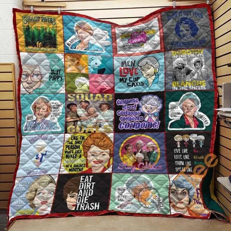The Stay Golden Quilt Blanket